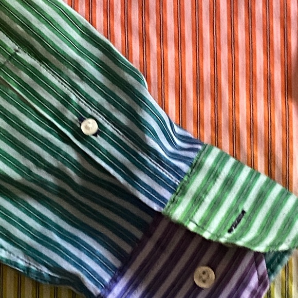 Pure M Tico Striped Button up Shirt XXL - Picture 11 of 12